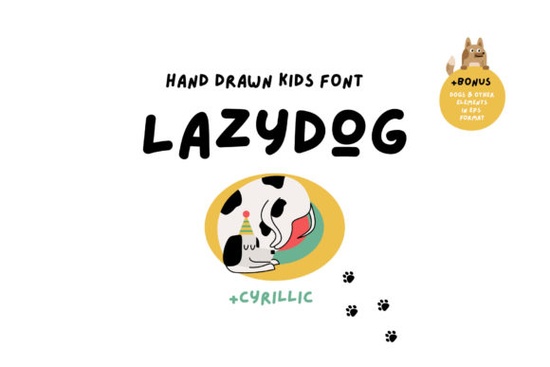 Lazydog Font